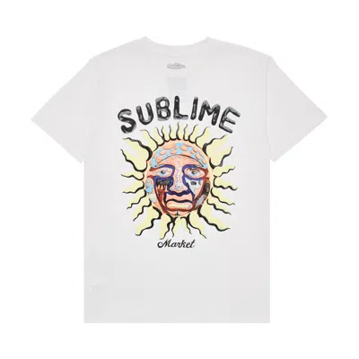 Pre-owned Market X Sublime Freedom Sun T-shirt 'white'
