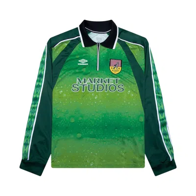 Pre-owned Market X Umbro Long-sleeve Keeper Kit 'classic Hunter Green' | Men's Size L
