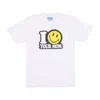 Market Your Mom Tee X Smiley White Men's T-shirt In White