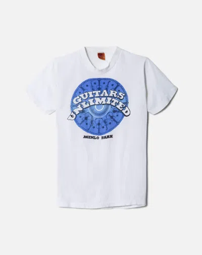 Marketplace 70s Guitars Unlimited Tee In White