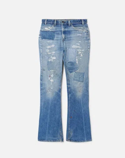 Marketplace 70s Repaired Distressed Levi's 517 In Blue