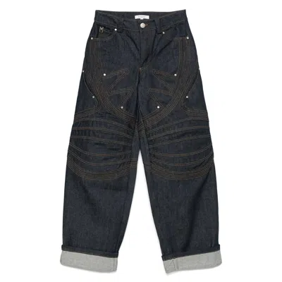 Markgong Denim Wide-leg Jeans