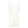 Markgong Long Sleeve Dress In White