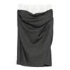 Markgong Lace-trim Skirt In Black