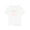Markgong Cotton T Shirts In White