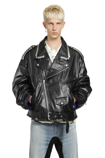 Marking Distance Big Baby Perfecto Jacket In Black
