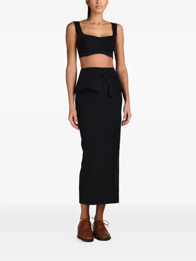 Mark-off York Peplum Belt In Orange