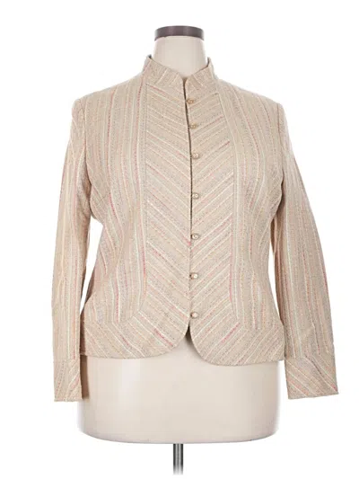 Pre-owned Marks & Spencer Blazer Jacket In Ivory