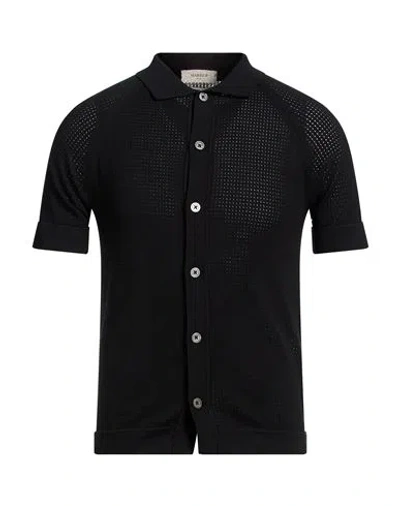 Markup Man Cardigan Black Size Xxl Cotton