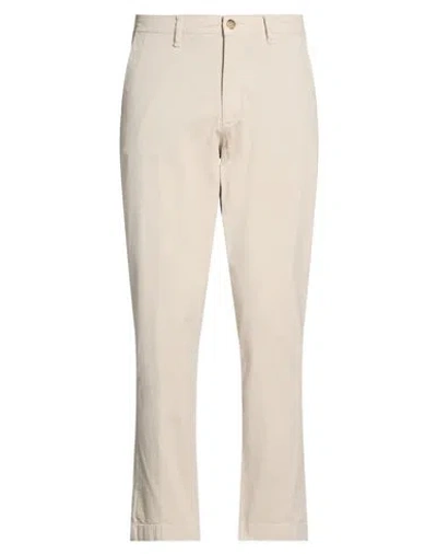 Markup Man Pants Beige Size 36 Cotton, Elastane In Neutral