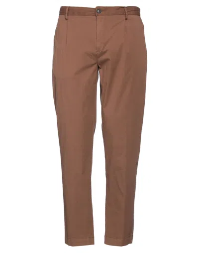 Markup Man Pants Brown Size 26 Cotton, Elastane