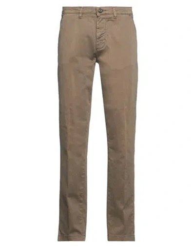 Markup Man Pants Military Green Size 30 Cotton, Elastane In Brown