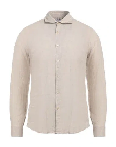 Markup Man Shirt Beige Size M Linen