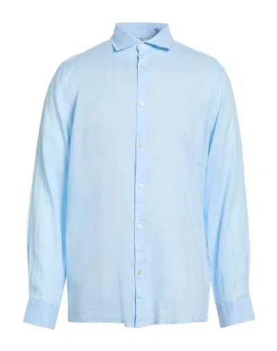 Markup Man Shirt Sky Blue Size 3xl Linen