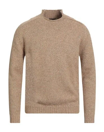 Markup Man Sweater Beige Size L Polyester, Recycled Polyester, Acrylic, Cotton, Wool