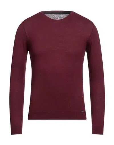 Markup Man Sweater Burgundy Size M Cotton, Silk, Cashmere