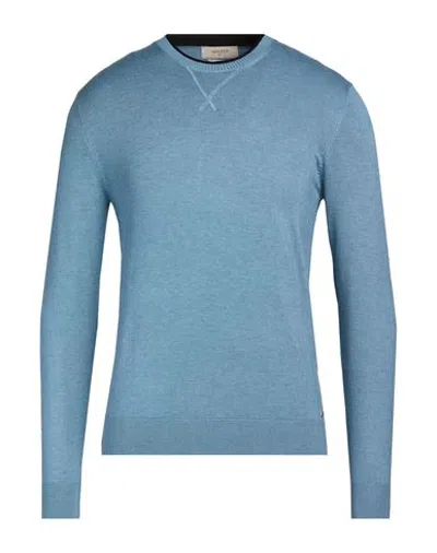 Markup Man Sweater Light Blue Size M Viscose, Nylon
