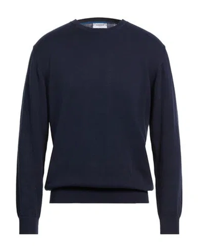 Markup Man Sweater Navy Size M Cotton In Blue