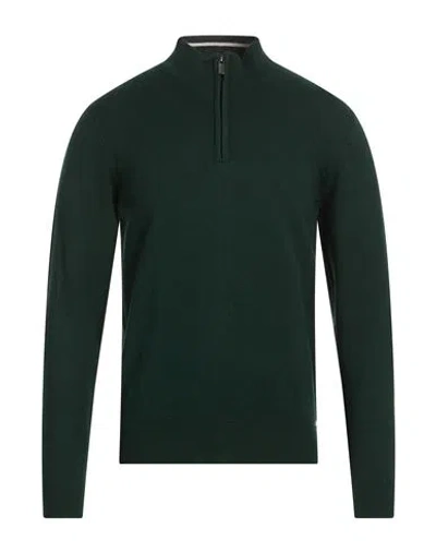 Markup Man Turtleneck Green Size M Cotton, Wool