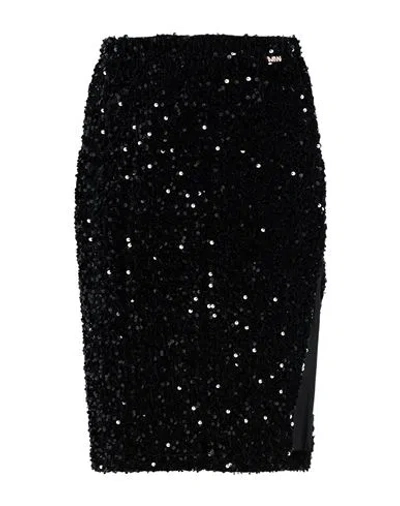 Markup Woman Midi Skirt Black Size 6 Polyester