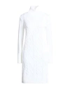 Markup Woman Mini Dress Ivory Size L Acrylic, Polyester, Polyamide In White