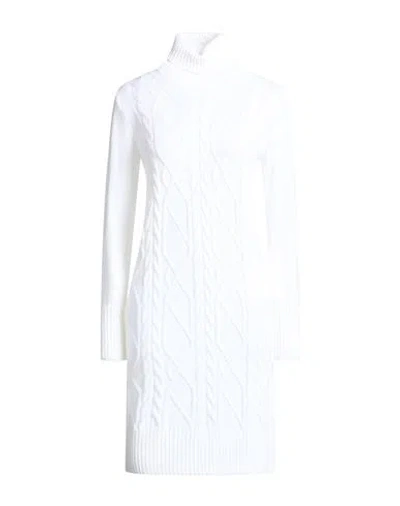 Markup Woman Mini Dress Ivory Size L Acrylic, Polyester, Polyamide In White
