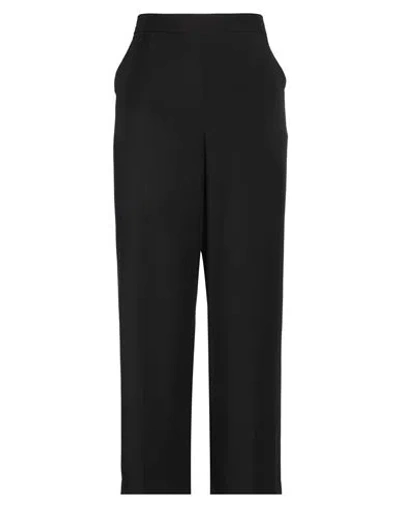 Markup Woman Pants Black Size 12 Polyester, Elastane