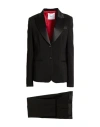 Markup Woman Suit Black Size 2 Polyester, Elastane In Black
