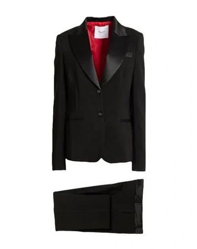 Markup Woman Suit Black Size 2 Polyester, Elastane