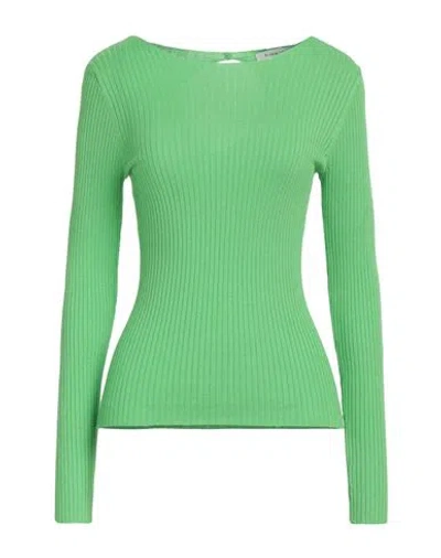 Markup Woman Sweater Green Size Xl Viscose, Nylon