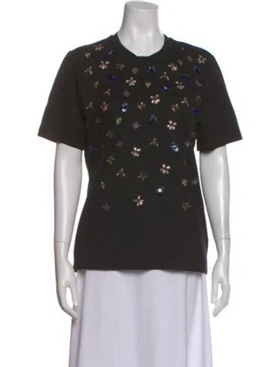 Pre-owned Markus Lupfer Graphic Print Crew Neck T-shirt In Black