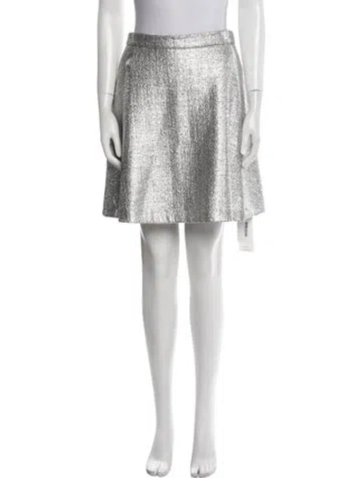 Pre-owned Markus Lupfer Knee-length Skirt In Silver