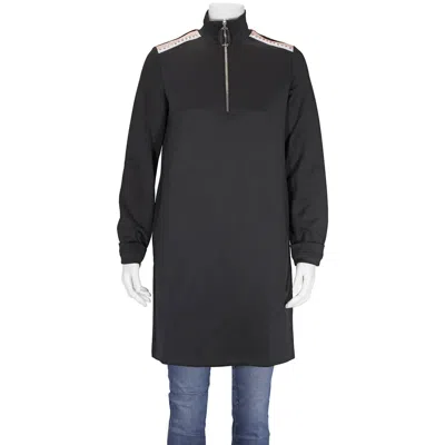 Markus Lupfer Ladies Black Long-sleeve High-neck Dress