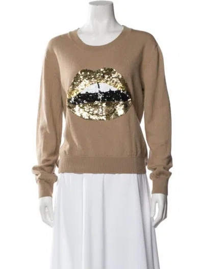 Pre-owned Markus Lupfer Merino Wool Graphic Print Sweatshirt In Multi