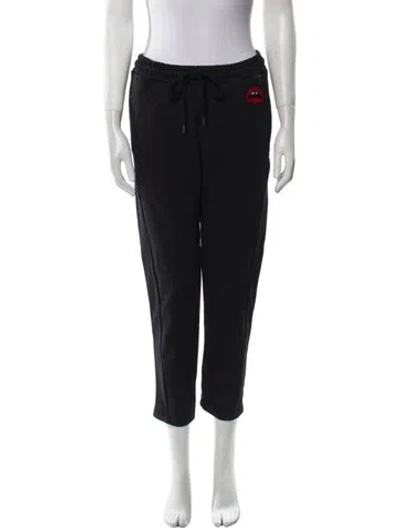 Pre-owned Markus Lupfer Straight Leg Pants In Black