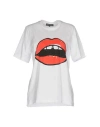 Markus Lupfer Woman T-shirt White Size L Cotton In Red