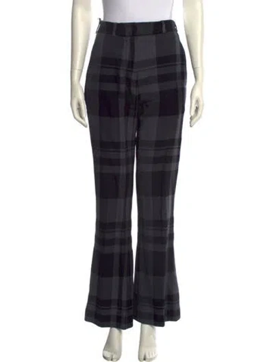 Pre-owned Markus Lupfer Wool Wide Leg Pants In Black