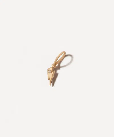 Marla Aaron 14ct Rose Gold Itty Bitty Bolt Charm