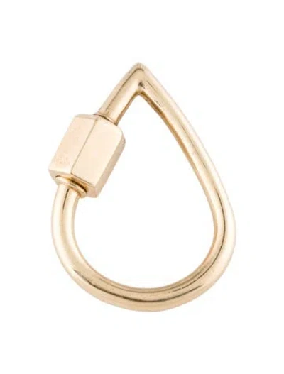 Pre-owned Marla Aaron 14k Pear Droplock In Multi