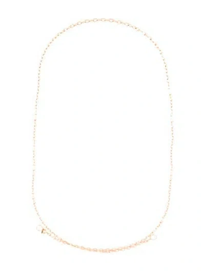 Pre-owned Marla Aaron 14k Pulley Chain, 30" In Multicolor