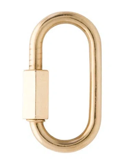 Pre-owned Marla Aaron 14k Regular Lock Pendant In Multicolor