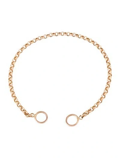 Pre-owned Marla Aaron 14k Rolo Chain Bracelet, 6" In Multi