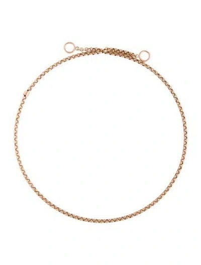 Pre-owned Marla Aaron 14k Rolo Chain Necklace, 15" In Multicolor