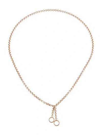 Pre-owned Marla Aaron 14k Rolo Chain Necklace, 16" In Multi