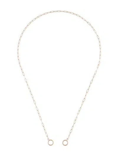 Pre-owned Marla Aaron 14k Square Link Chain Necklace, 16" In Multi
