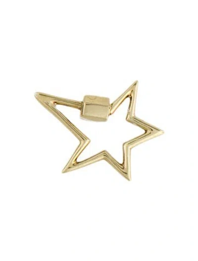 Pre-owned Marla Aaron 14k Starlock Pendant, 1" In Multi