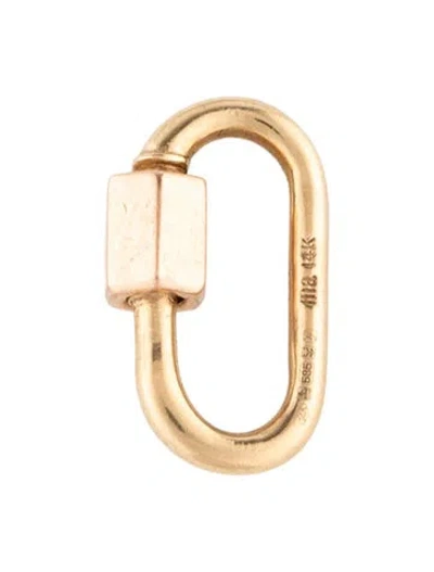Pre-owned Marla Aaron 14k Two-tone Babylock Charm In Multicolor