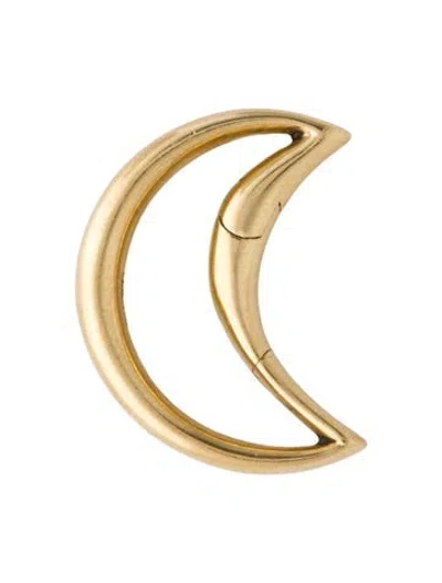 Pre-owned Marla Aaron 18k Moonlock Pendant, 1" In Multi