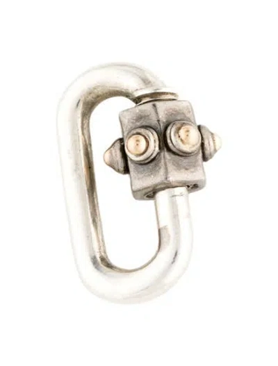Pre-owned Marla Aaron Ball Trundle Lock Pendant In Multi