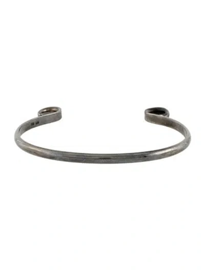 Pre-owned Marla Aaron Hard Hook Silver Bracelet, 7" In Multi